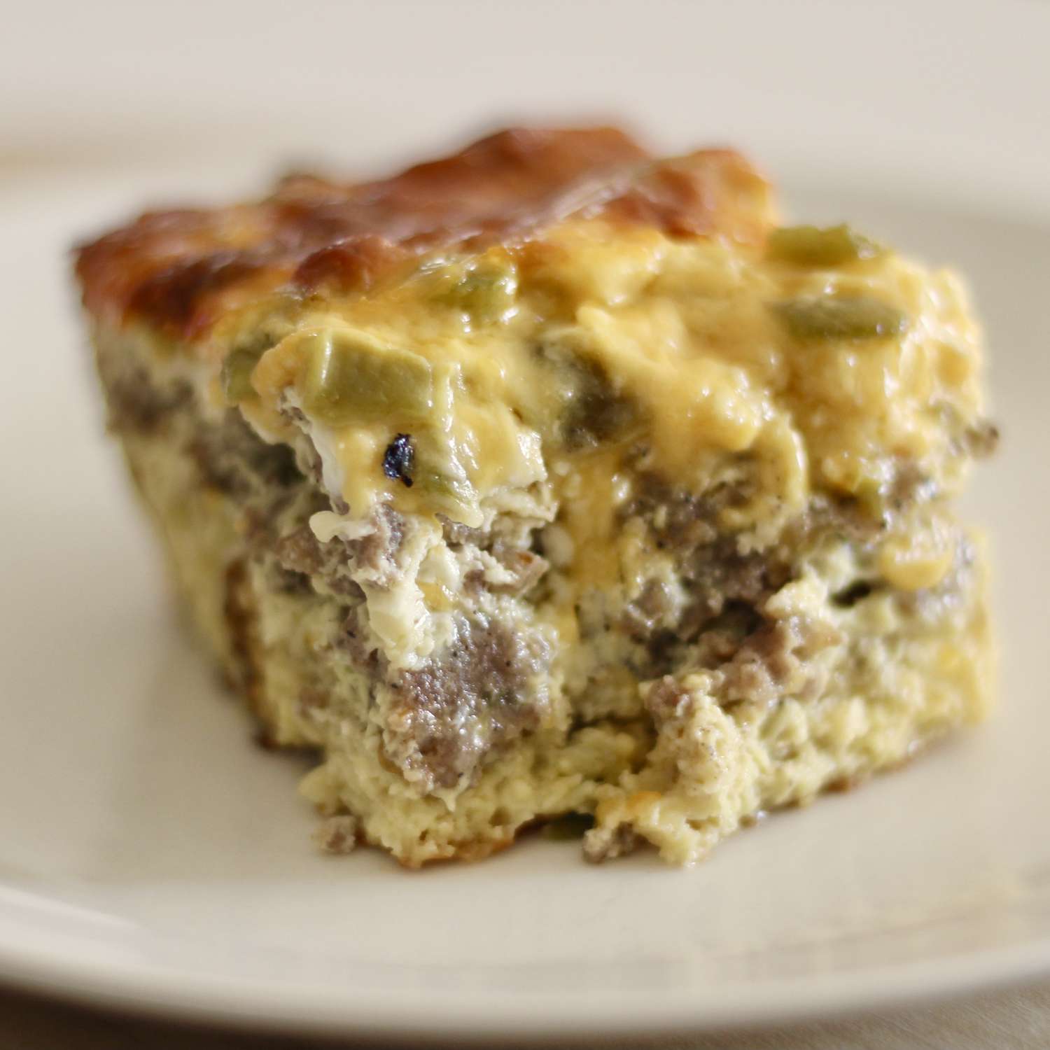 Nana's Green Chile Make-Ahead Breakfast Casserole Recipe