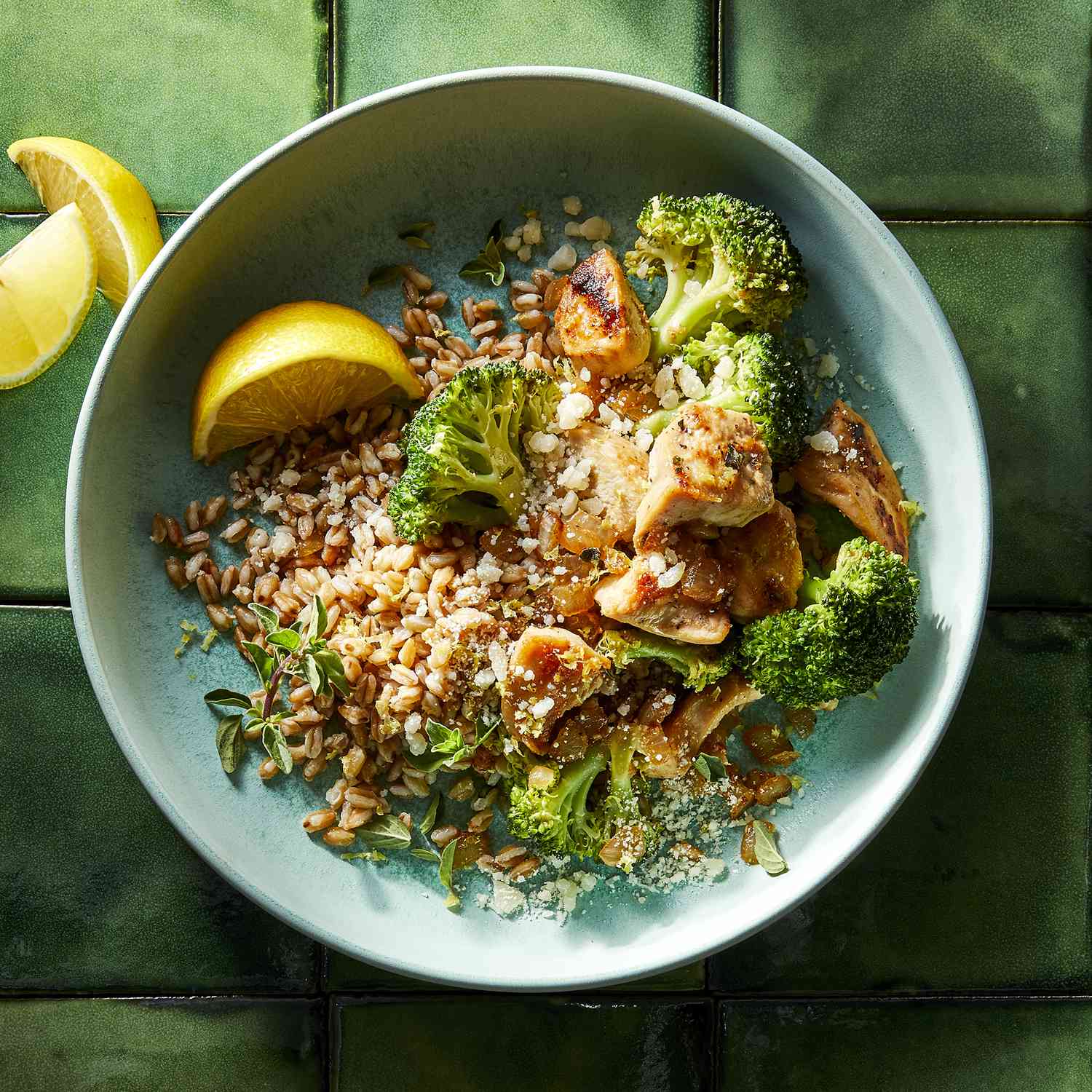 Lemon-Parmesan Chicken and Rice Bowl Recipe