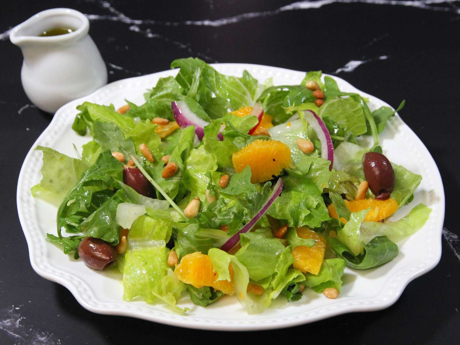 Romaine Salad with Orange and Olives Recipe