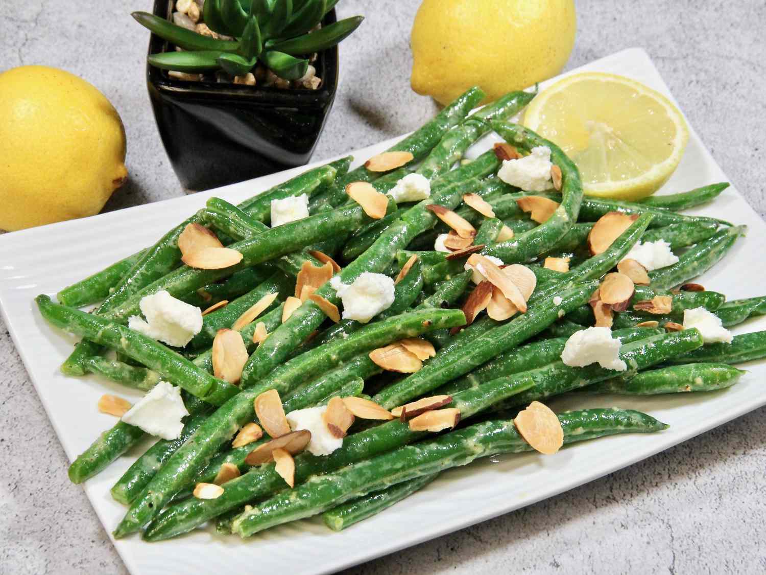 Cold Green Bean Salad with Lemon Vinaigrette Recipe