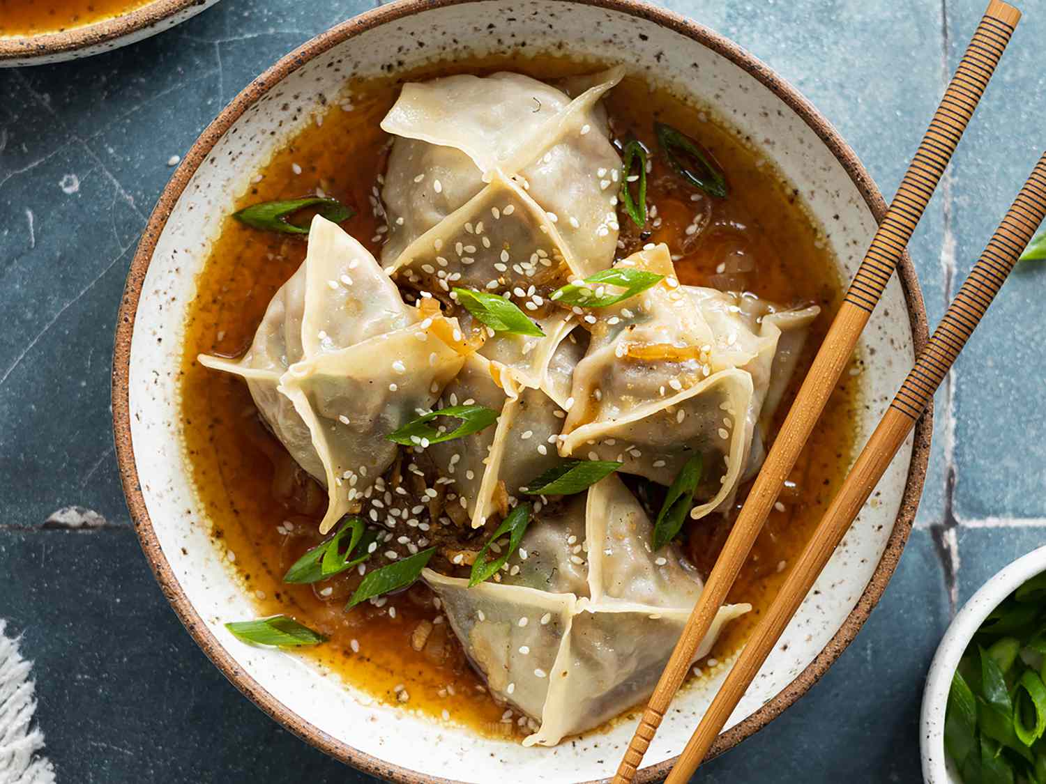 Beef and Mushroom Dumplings in Broth Recipe