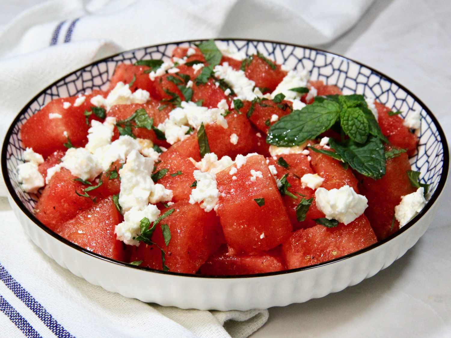 Celebrate Summer with Watermelon, Feta, and Mint Salad