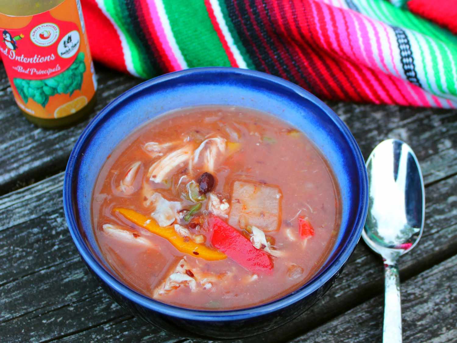 5 Ingredient Chicken Taco Soup Recipe