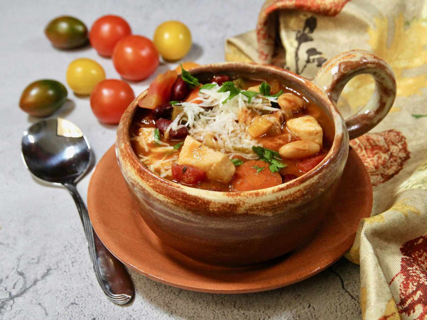 Chicken Minestrone Soup Recipe