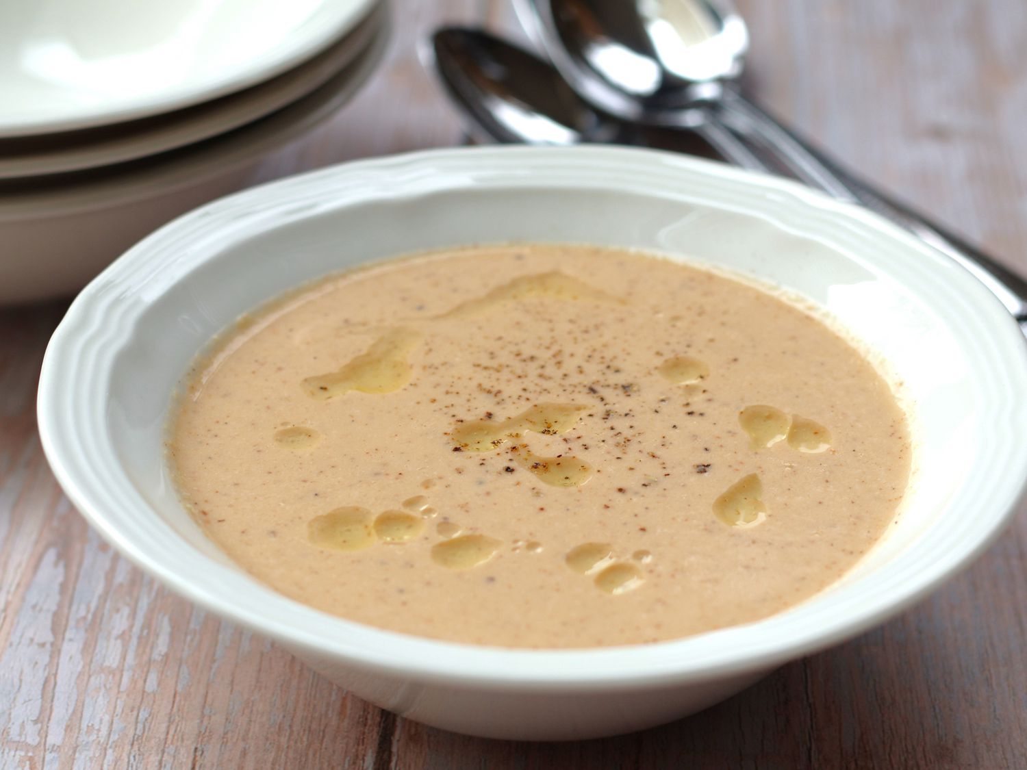 Roasted Cauliflower and Garlic Soup Recipe