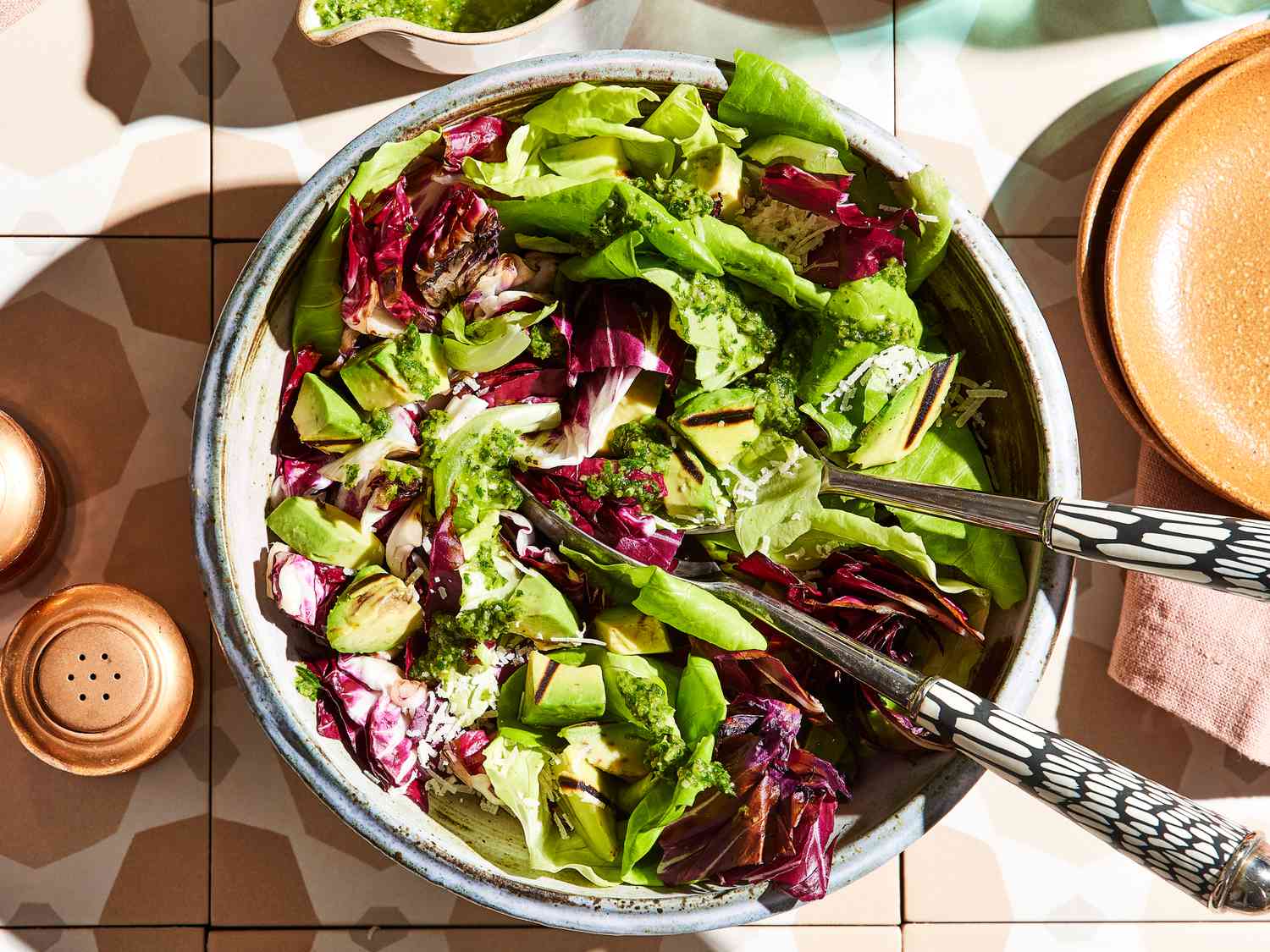 Grilled Radicchio and Avocado Salad with Zhug Recipe