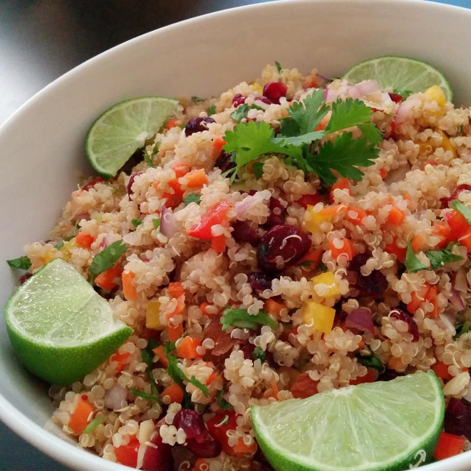 Cranberry and Cilantro Quinoa Salad