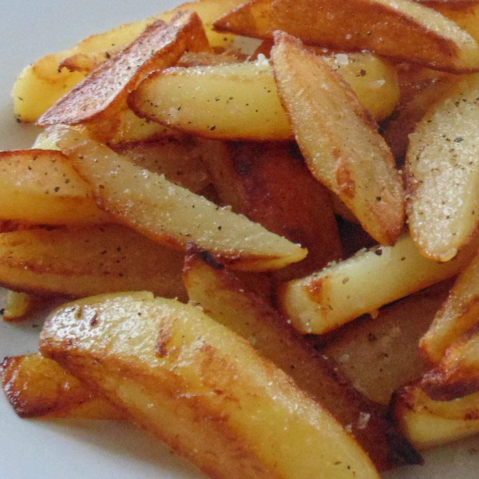 Salt and Pepper Skillet Fries Recipe