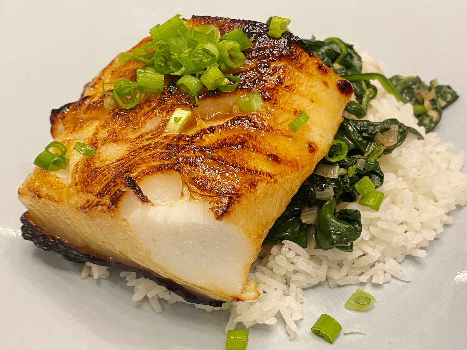 Miso and Soy Chilean Sea Bass Recipe