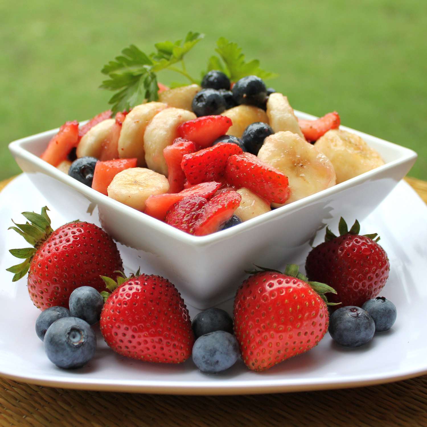 Red, White, and Blueberry Fruit Salad Recipe