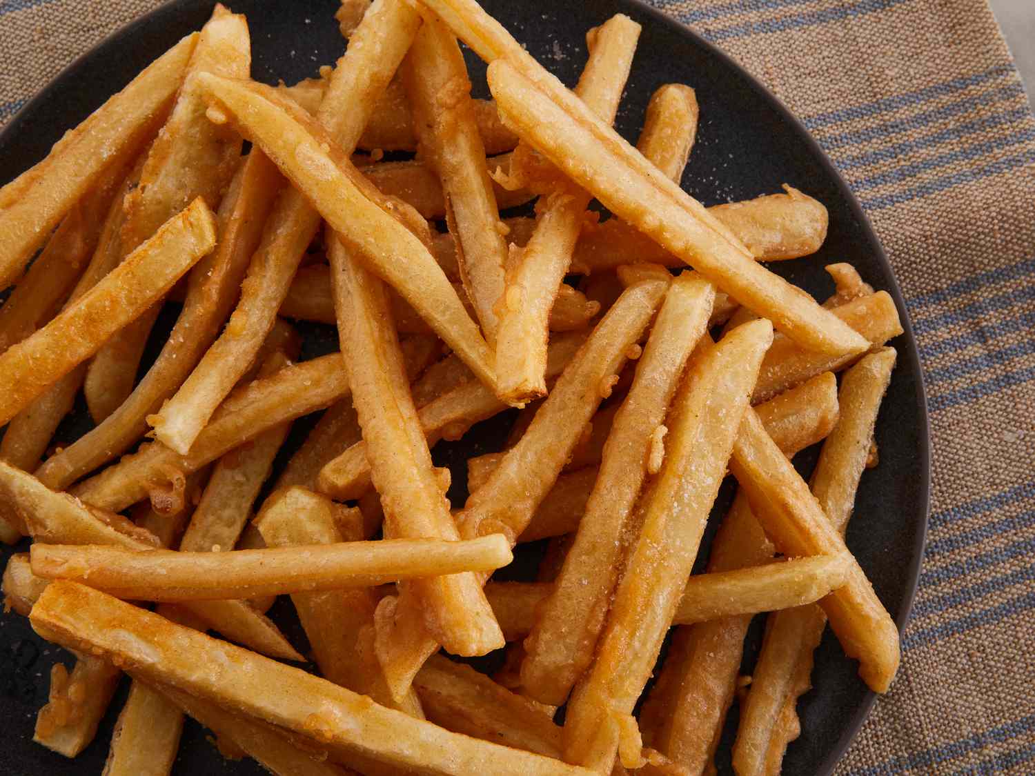 Homemade Crispy Seasoned French Fries Recipe