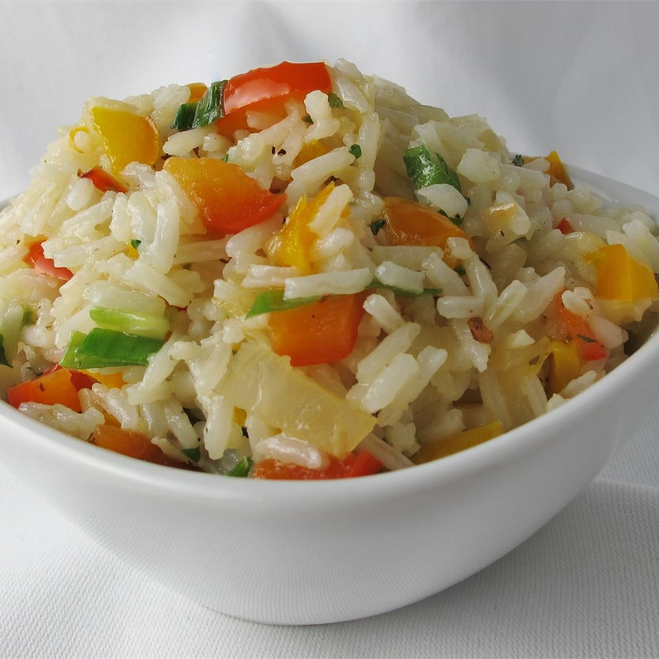 Sweet Bell Pepper Rice Recipe