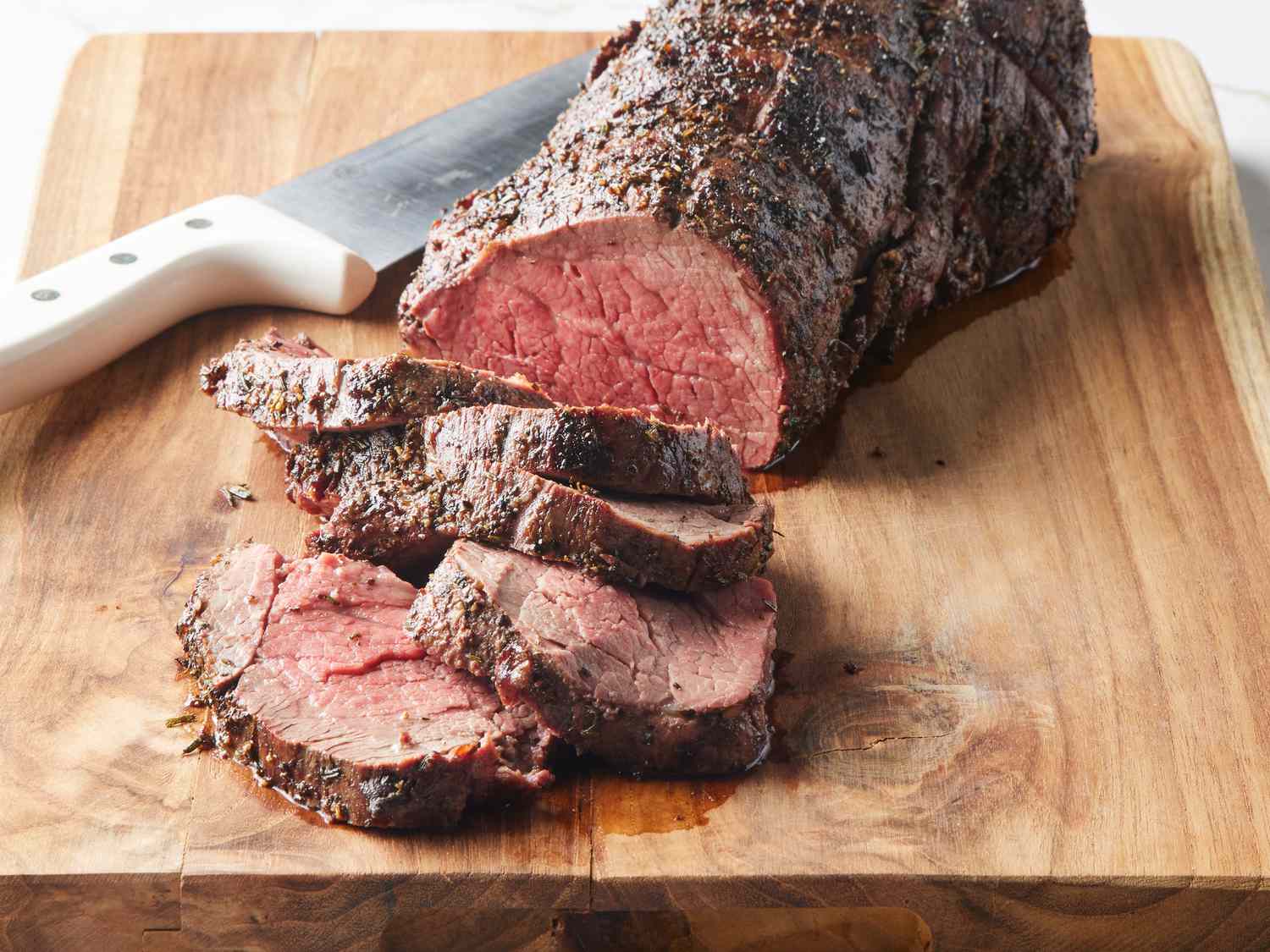 Grilled Beef Tenderloin with Herb-Garlic-Pepper Coating Recipe