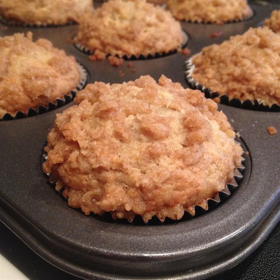 Healthier Banana Crumb Muffins Recipe