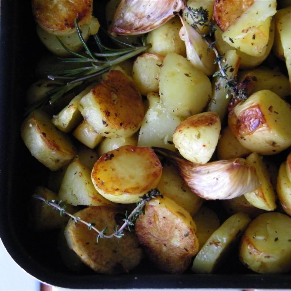 Healthier Oven-Roasted Potatoes Recipe