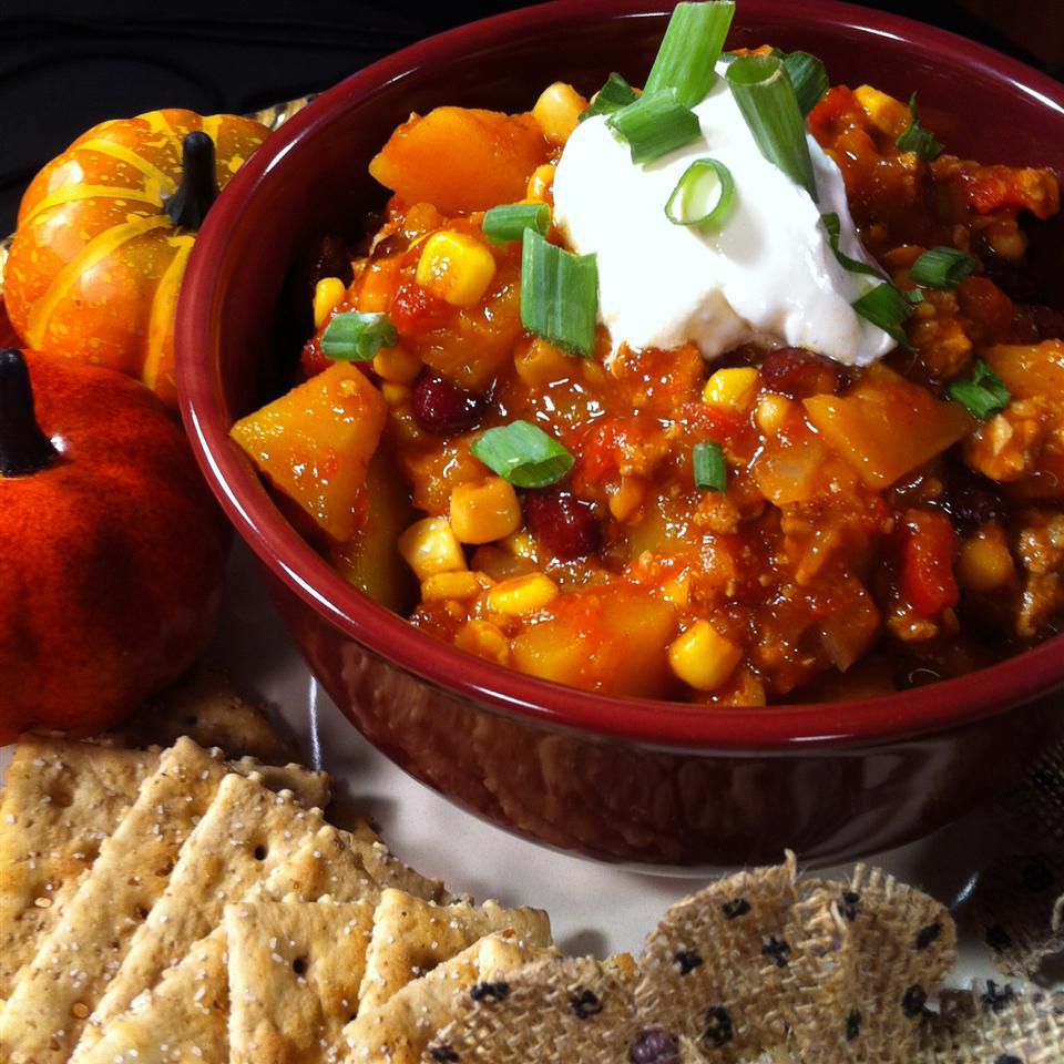 Turkey and Butternut Squash Chili Recipe