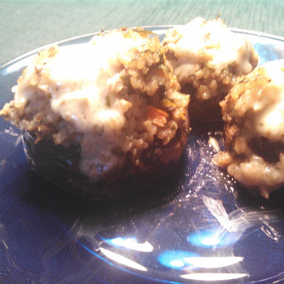 Giant Stuffed Mushrooms Recipe