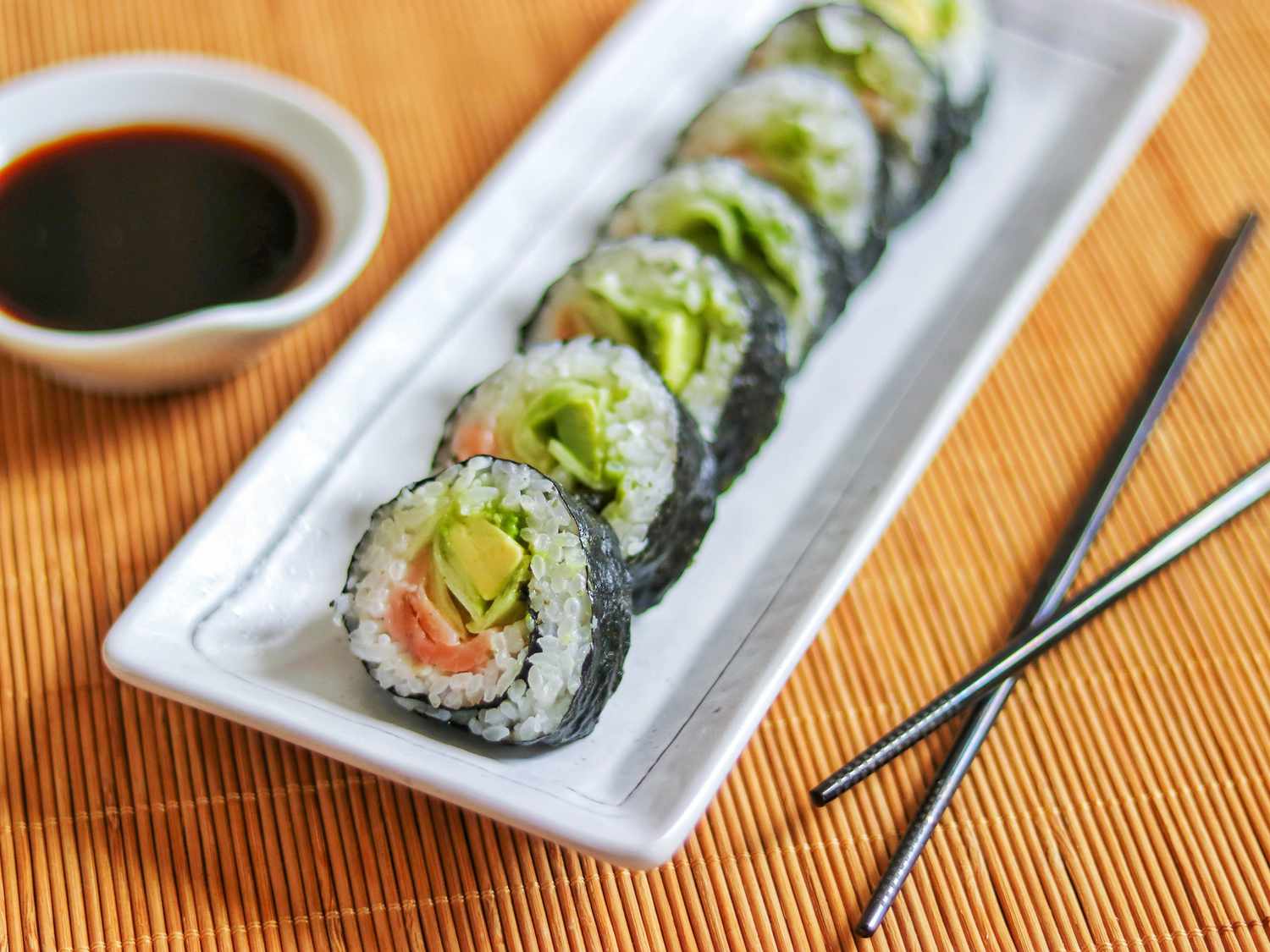 Smoked Salmon Sushi Roll Recipe