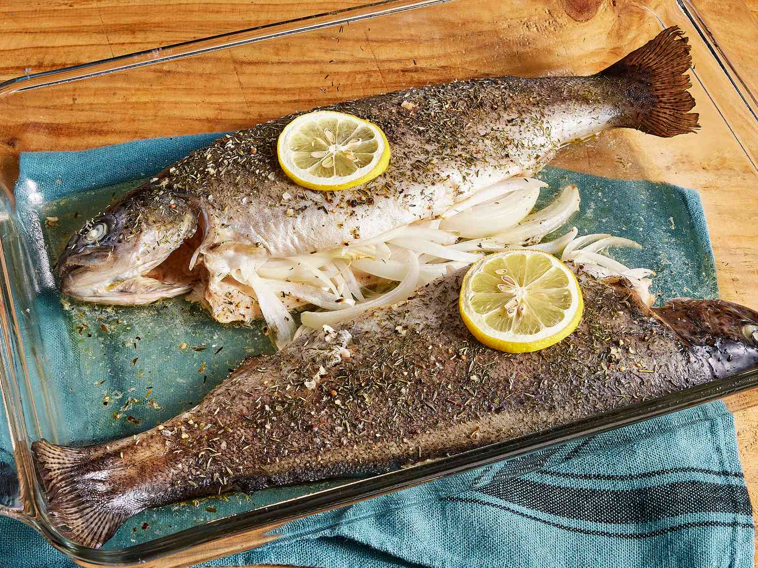 Baked Fresh Rainbow Trout Recipe