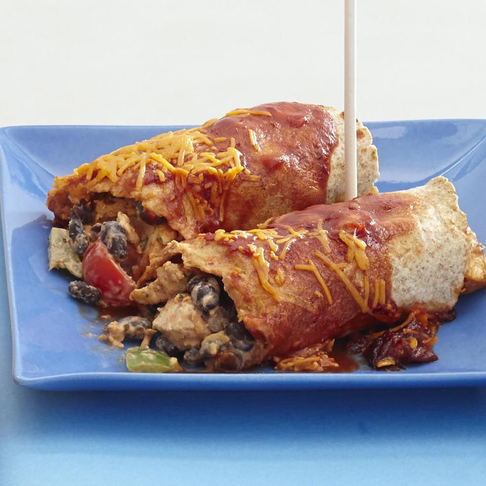 Healthier Chicken Enchiladas Recipe