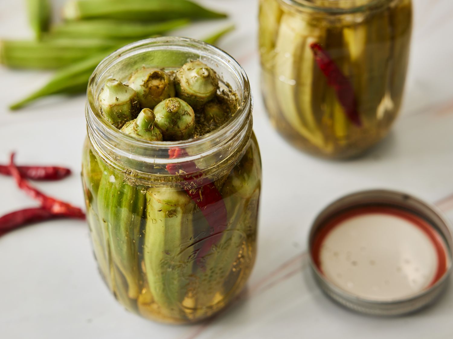 Grandma Oma's Pickled Okra Recipe