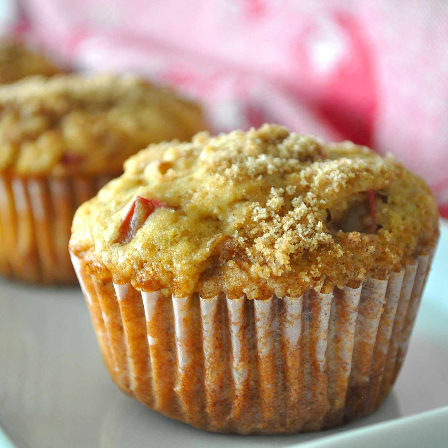 Aunt Norma's Rhubarb Muffins Recipe