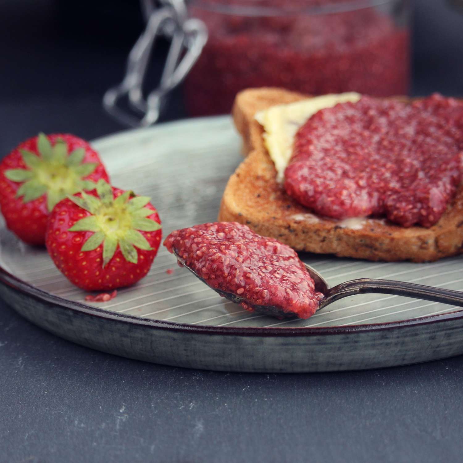 Fresh Strawberry Chia Jam Recipe