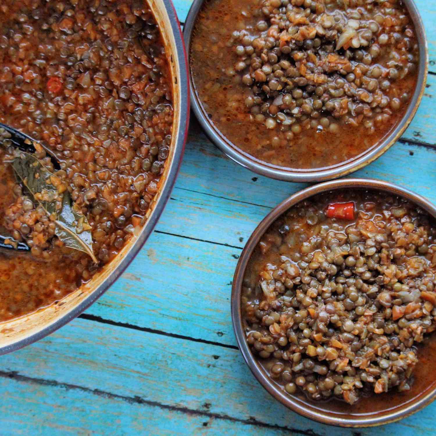 Greek Lentil Soup (Fakes) Recipe