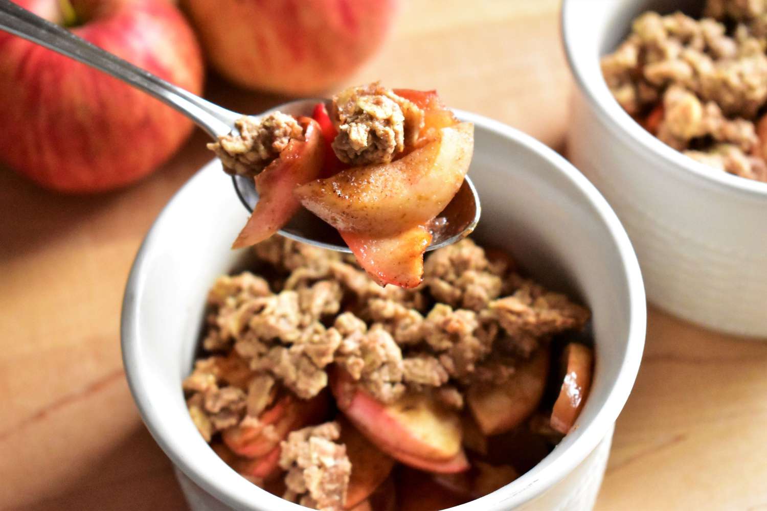 Healthier Apple Crisp for Two Recipe