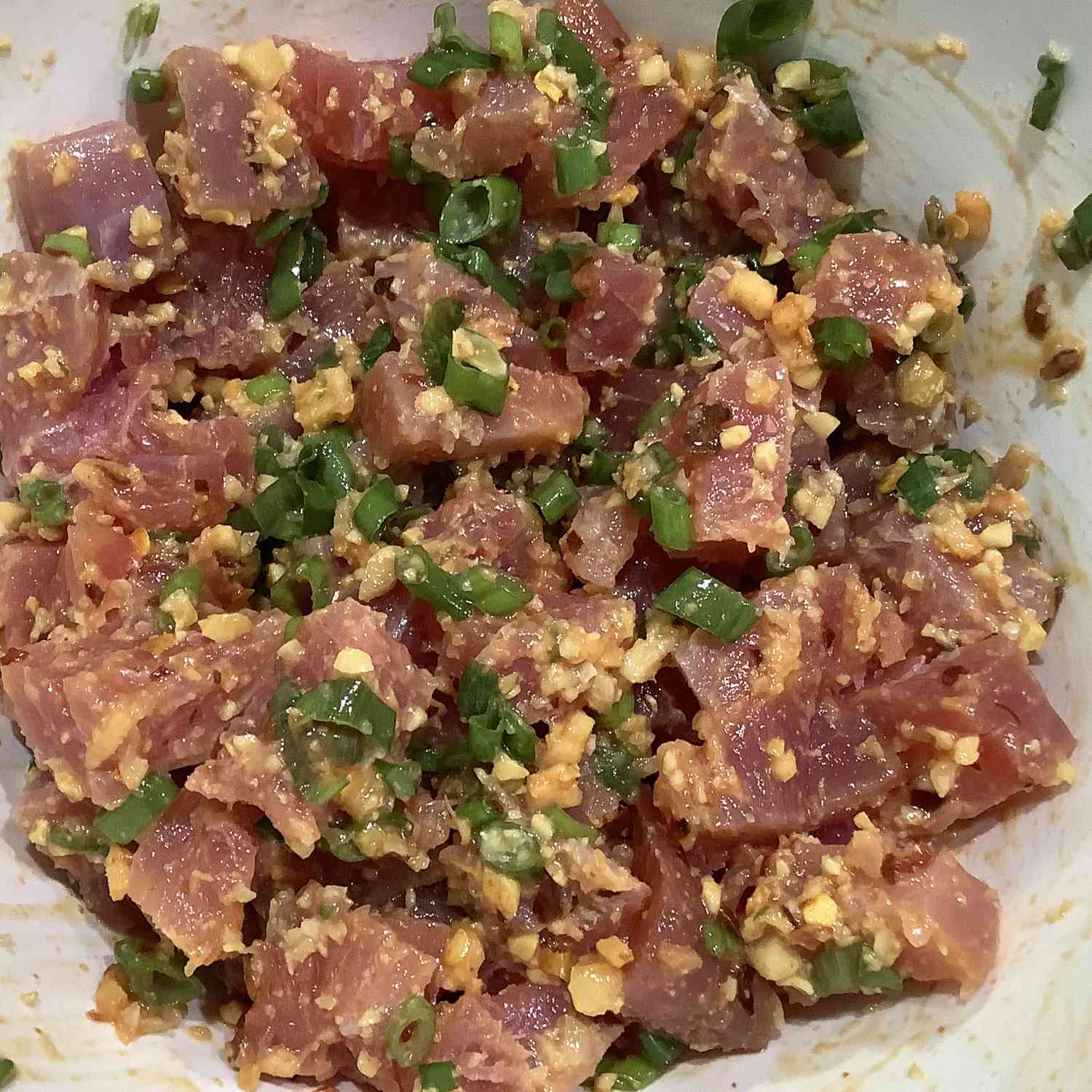 Spicy Ahi Poke Salad Recipe