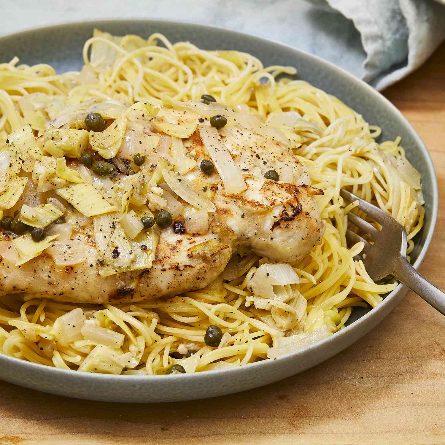 Chicken Piccata with Artichoke Hearts Recipe