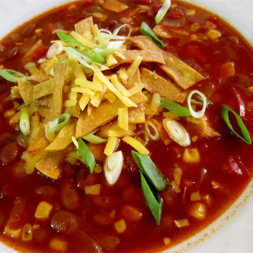 Healthier Slow-Cooker Chicken Tortilla Soup Recipe