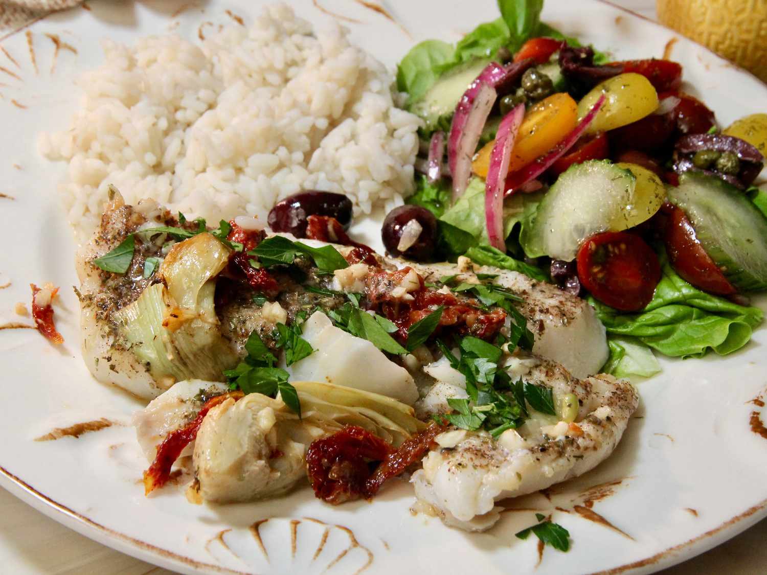 Mediterranean Baked Cod Recipe