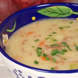 Healthier Delicious Ham and Potato Soup Recipe