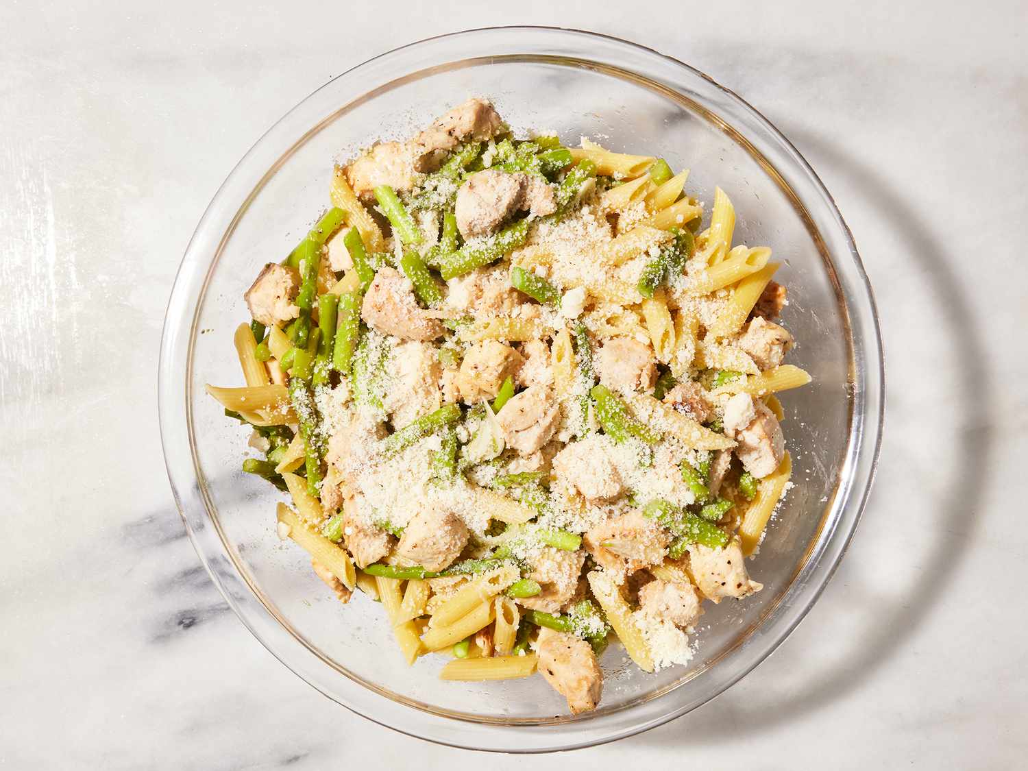 Penne with Chicken and Asparagus Recipe