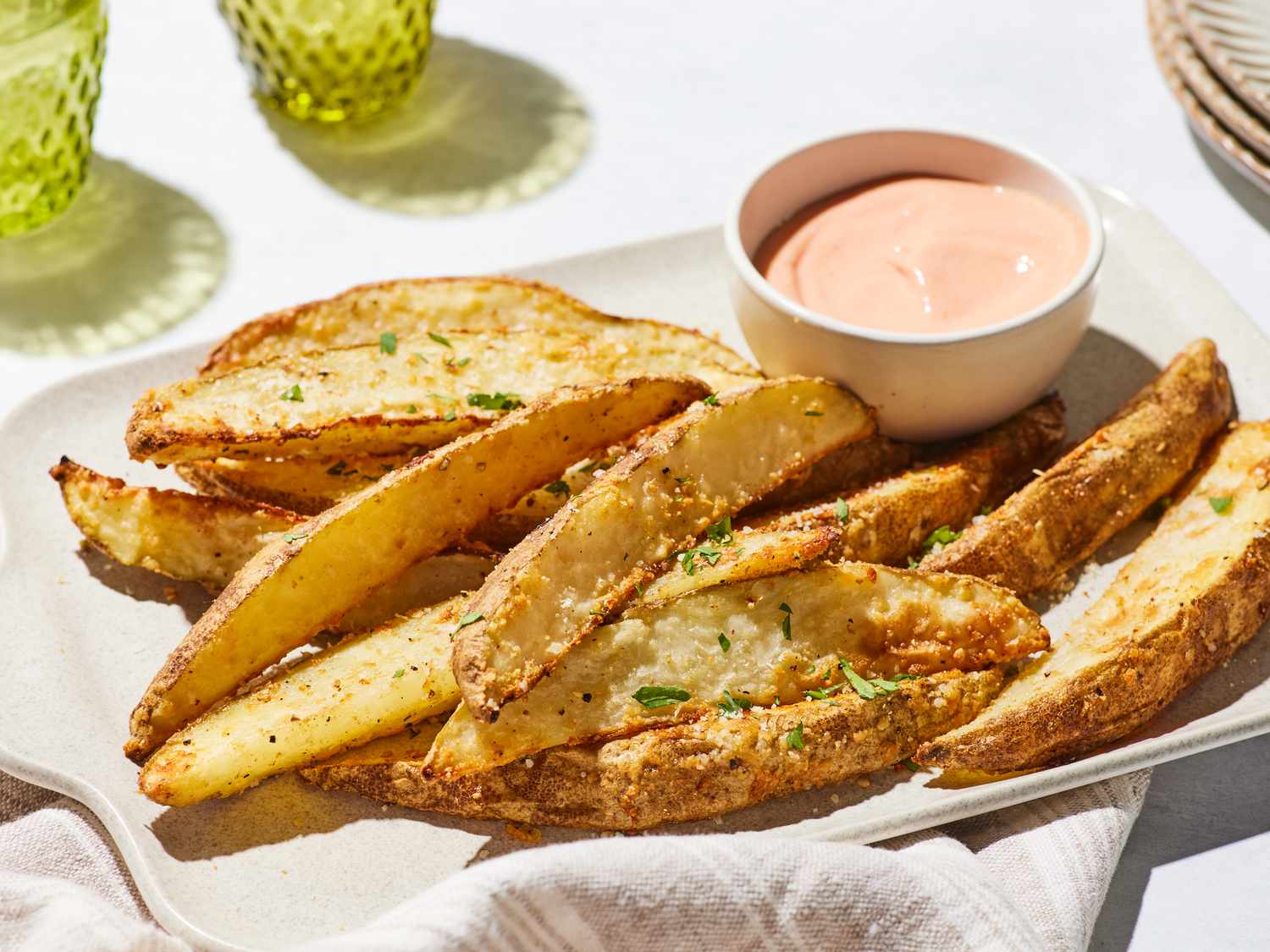 Oven-Fresh Seasoned Potato Wedges Recipe