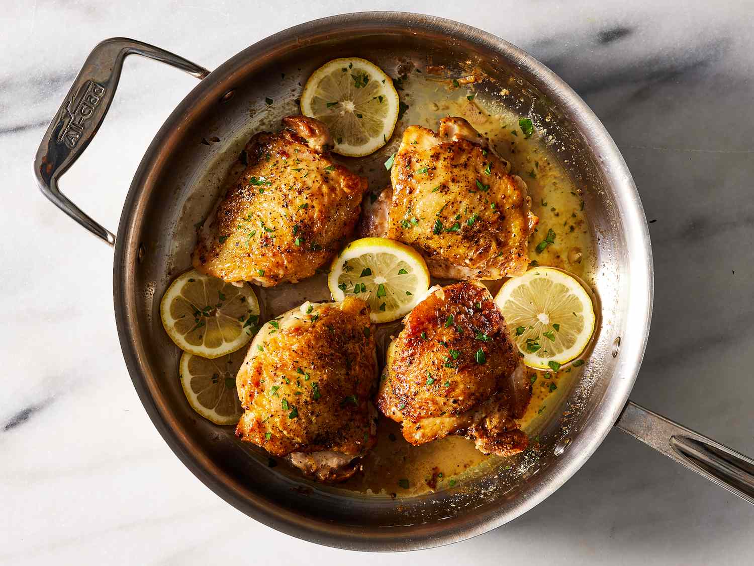 Baked Lemon Butter Chicken Thighs Recipe