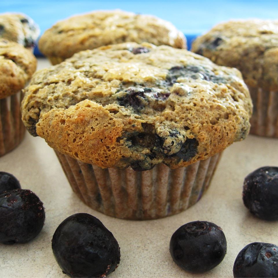 Health Nut Blueberry Muffins Recipe