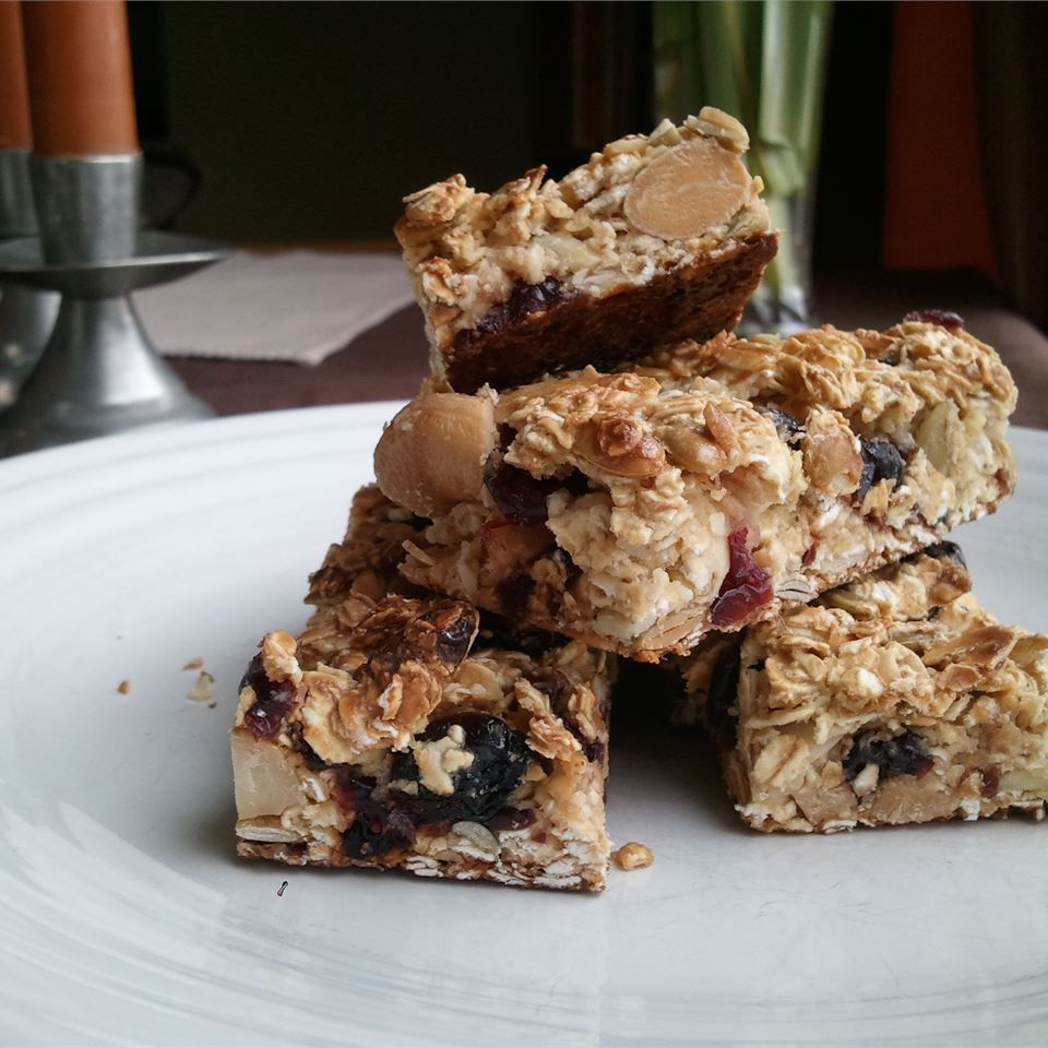 Cranberry Nut Granola Bars Recipe