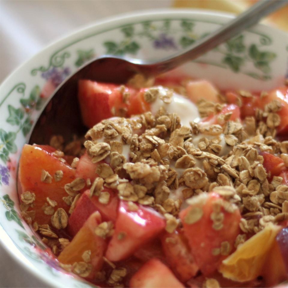 Fruit Salad with Vanilla Yogurt Recipe