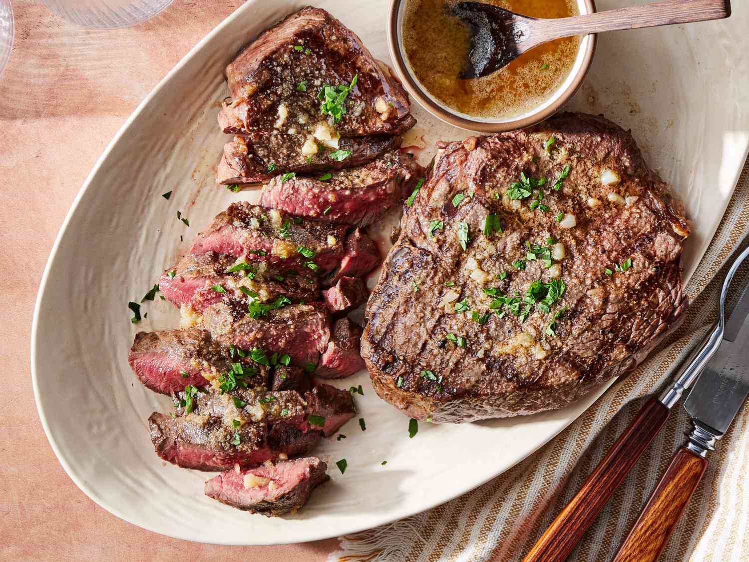 Sirloin Steak with Garlic Butter Recipe