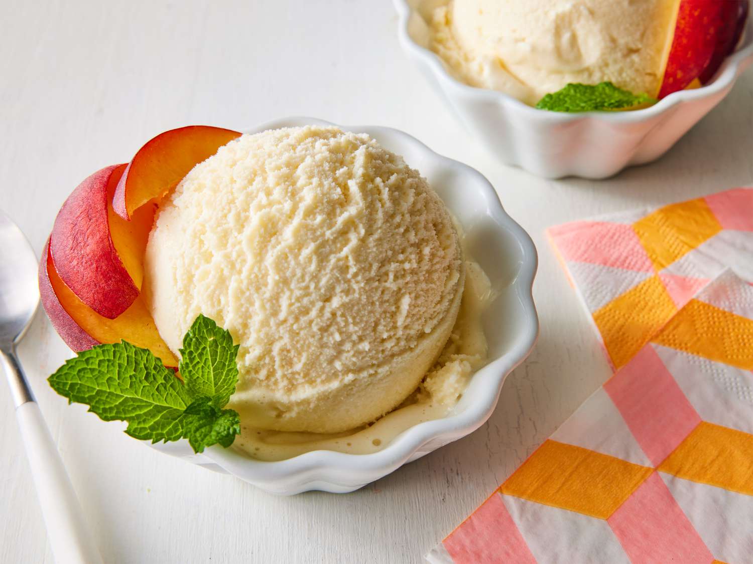 Homemade Peach Ice Cream Recipe