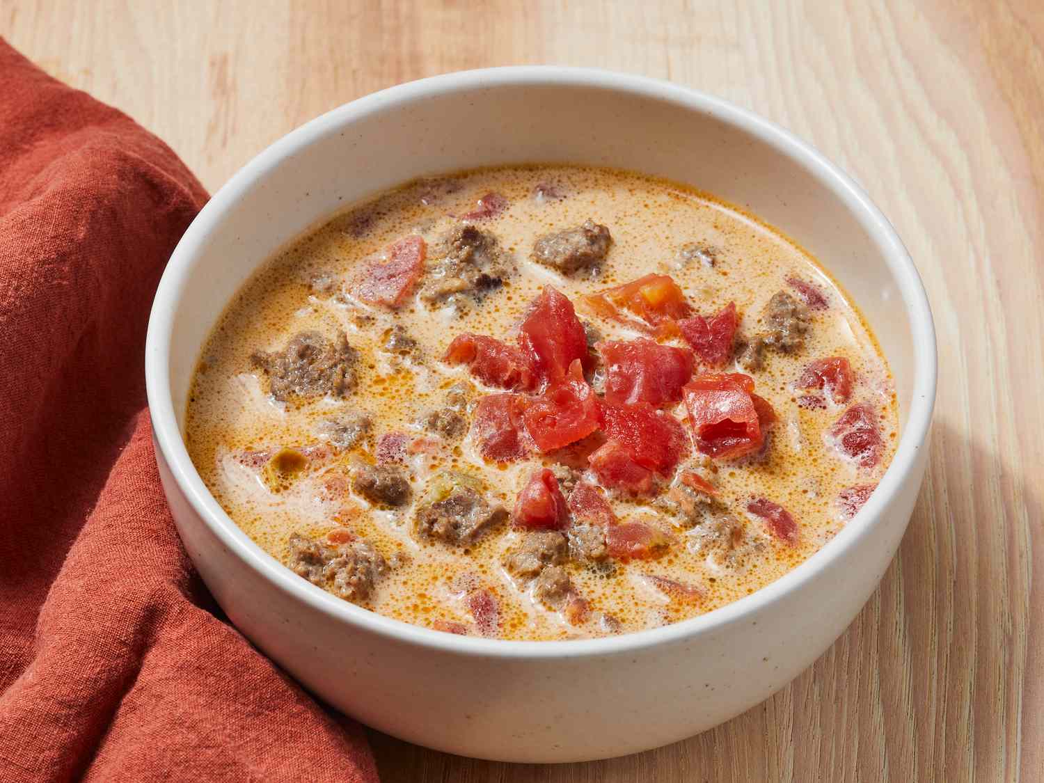 Creamy Keto Taco Soup with Ground Beef Recipe