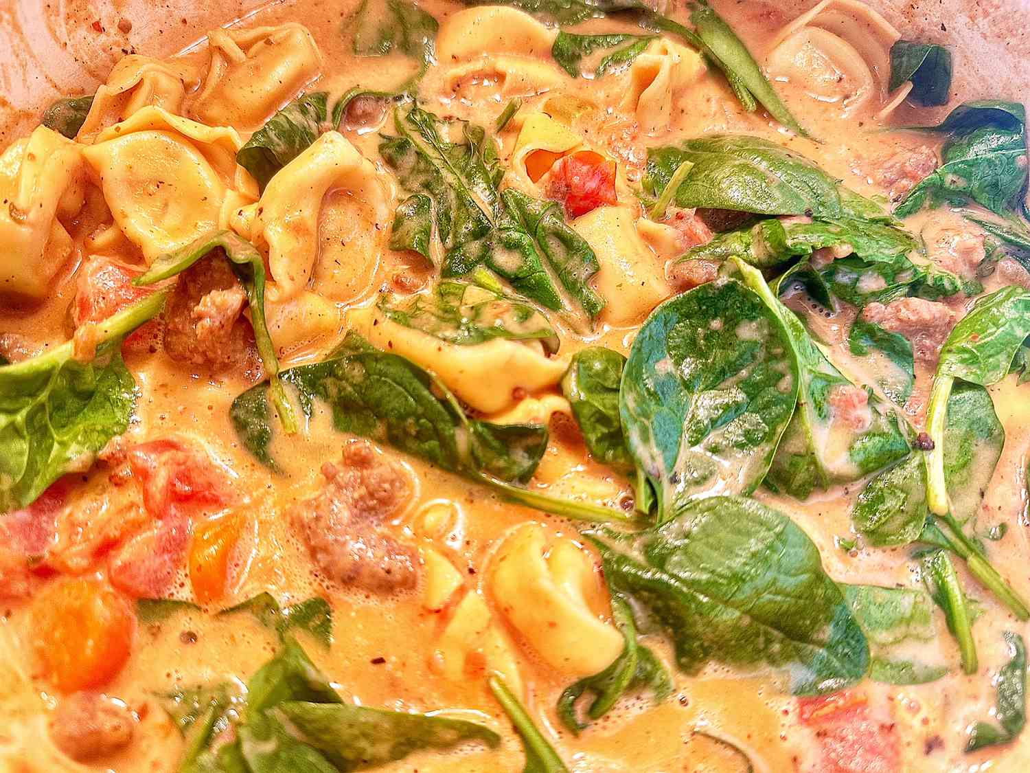 Creamy Sausage Tortellini Soup Recipe