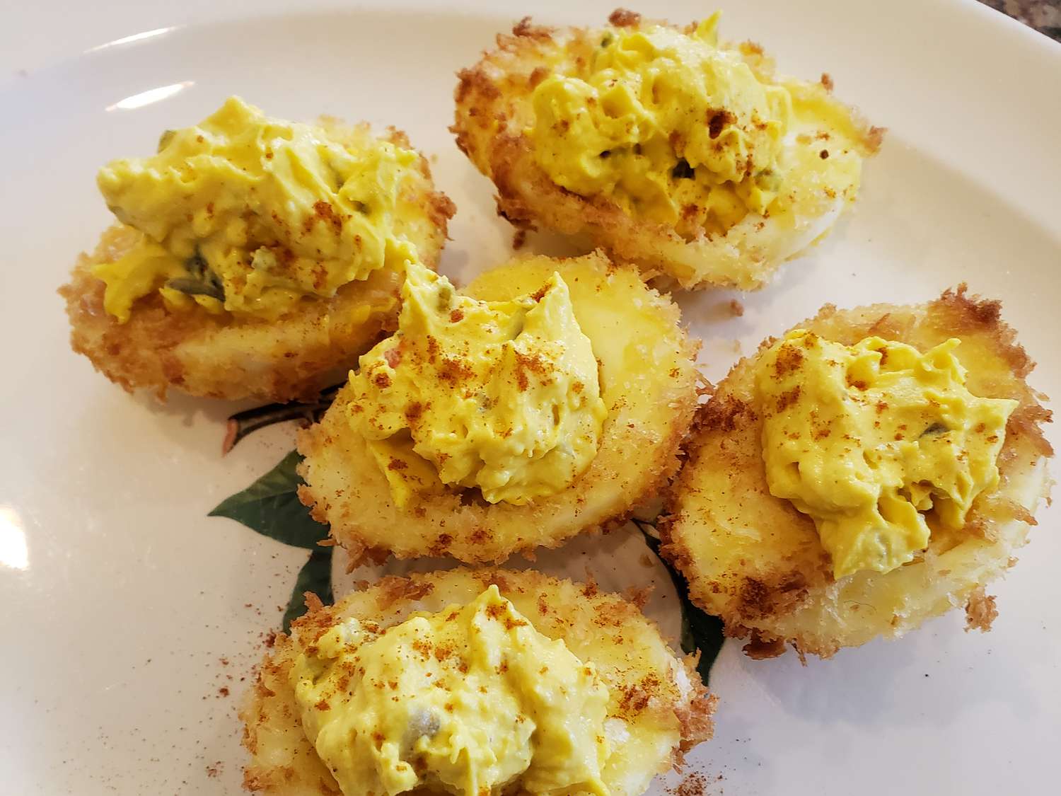 Crunchy Air-Fried Deviled Eggs