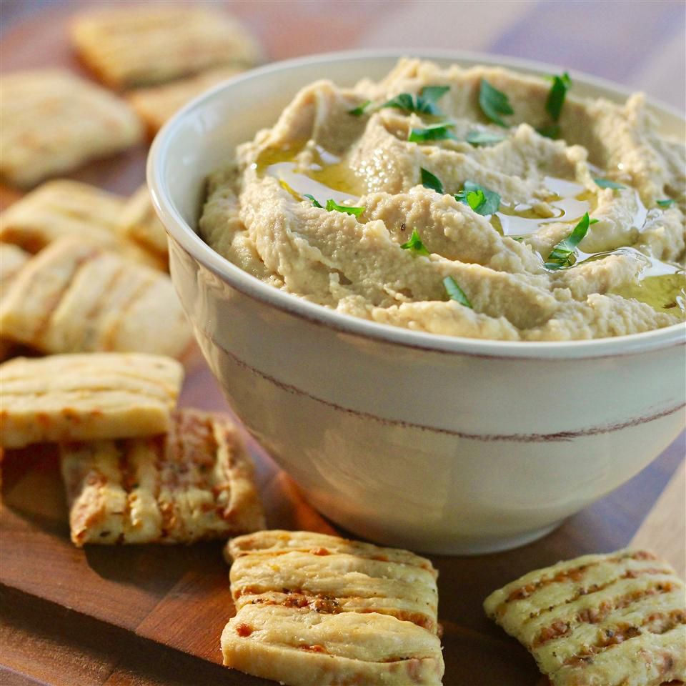 Garlic Parmesan Hummus Recipe