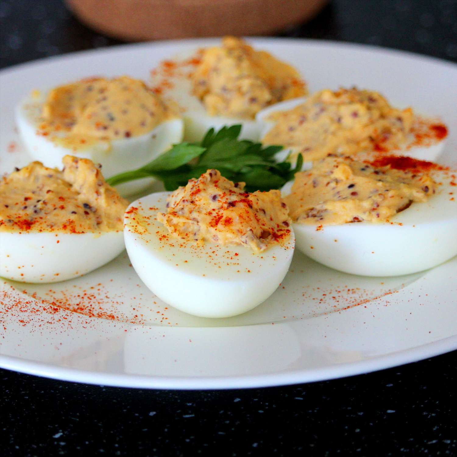 Sriracha Deviled Eggs Recipe