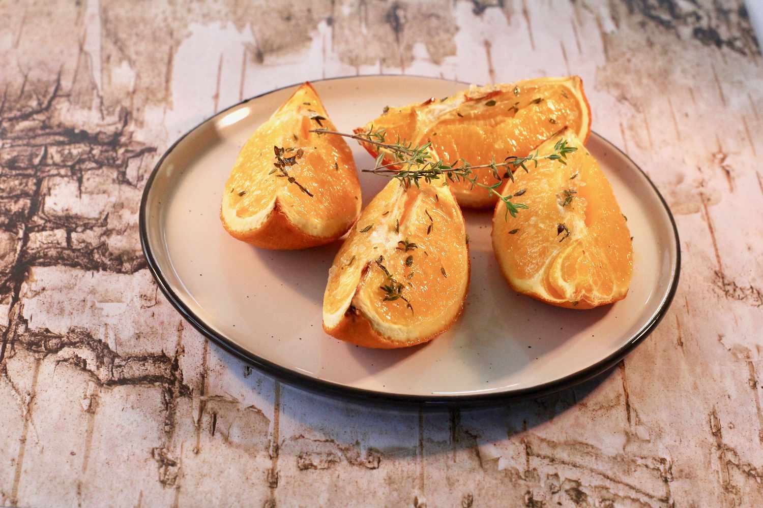 Roasted Oranges with Thyme Recipe