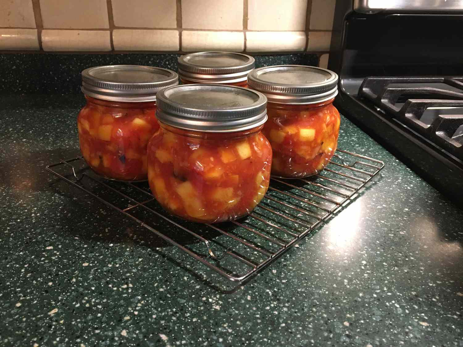 Peach Salsa with Habaneros Recipe