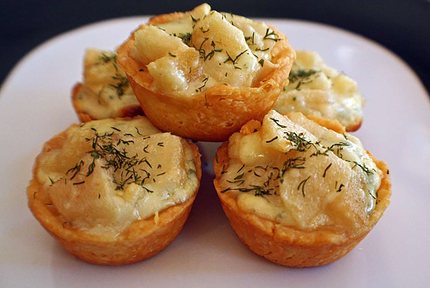 Blue Cheese and Pear Tartlets Recipe